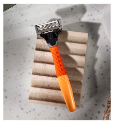 Harry’s Men’s 5 Blade Razor, Bright Orange
