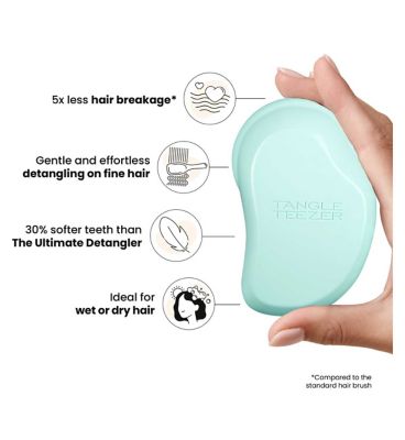 Tangle Teezer Fine & Fragile Detangling Hairbrush Mint Violet