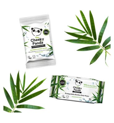 The Cheeky Panda Handy Wipes 12s