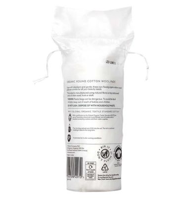Boots Everyday Organic Round Cotton Wool Pads 50 pads