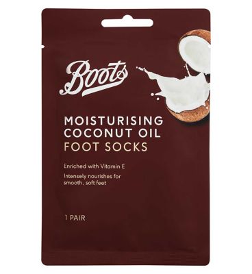 Boots Moisturising Coconut Oil Foot Socks