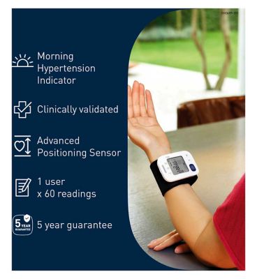 OMRON RS4 Automatic Wrist Blood Pressure Monitor