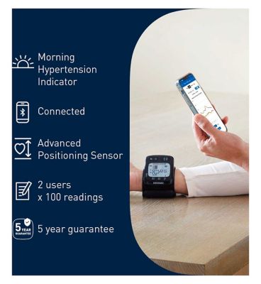 OMRON RS7 Intelli IT Automatic Wrist Blood Pressure Monitor