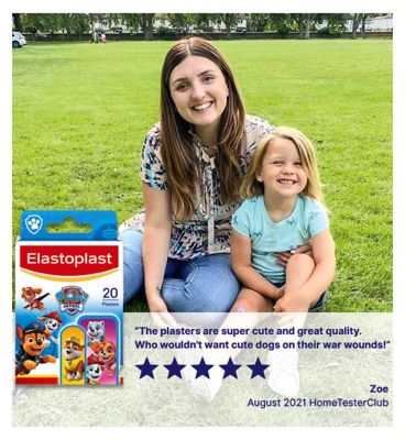 Elastoplast Kids Paw Patrol Plasters, Assorted 20 Pack