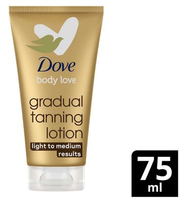 Dove Summer Revived Light to Medium Gradual Tanning Lotion For Face and Body All Skin Types 75ml