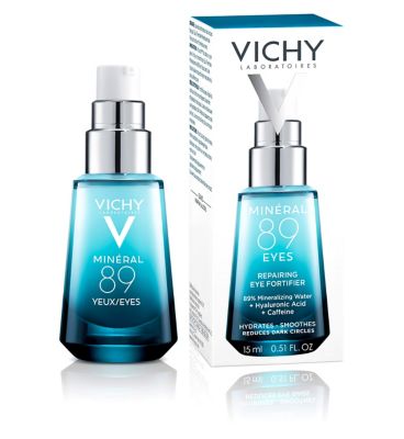 Vichy Minéral 89 Eyes, Hydrating Eye Serum with Hyaluronic Acid + Caffeine, 30ml