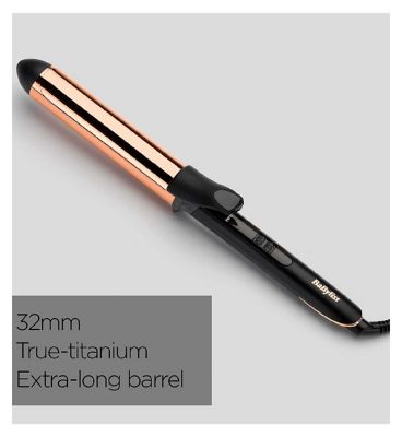 BaByliss Titanium Brilliance Curls Tong 32mm