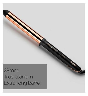 BaByliss Titanium Brilliance Waves Wand 28mm