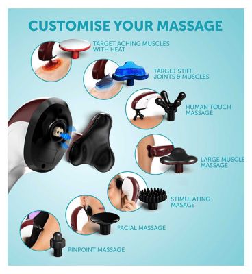 Wahl hot and cold massager + 7 attachments