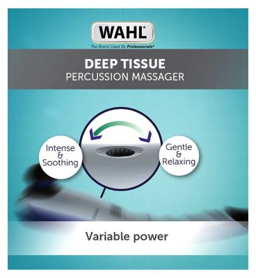 Wahl Deep tissue percusion massager + 4 attachments