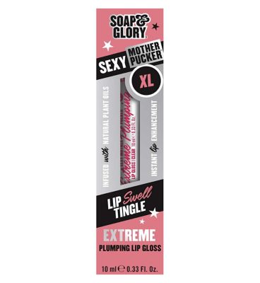 Soap & Glory Sexy Mother Pucker XL Plumping Lip Gloss Clear 10ml
