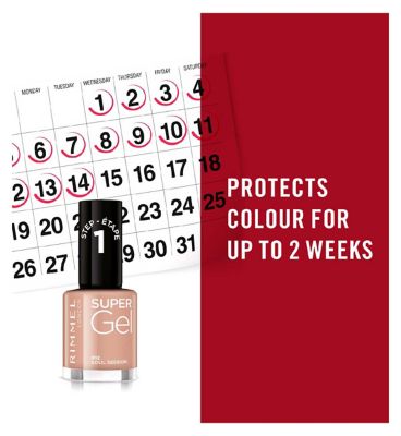 Rimmel London Super Gel Nail Polish Plum Pudding