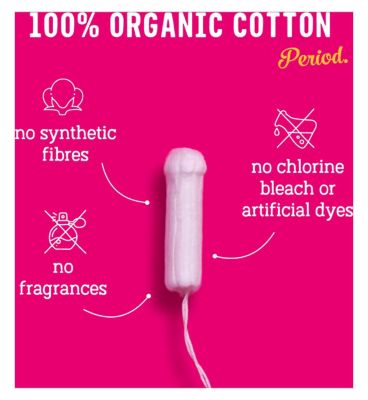 Flo Organic Eco-applicator Tampons Regular & Super 14pk