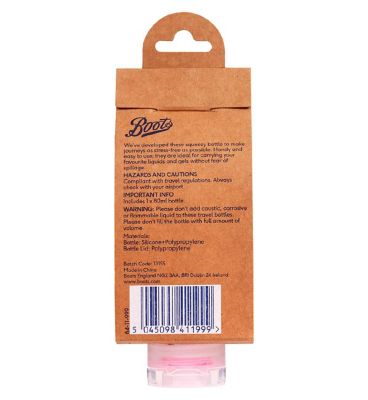 Boots Travel Squeezy Single 80ml