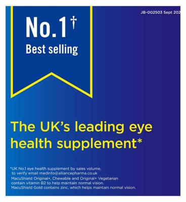 Macushield Original Chewable 30 Tablets