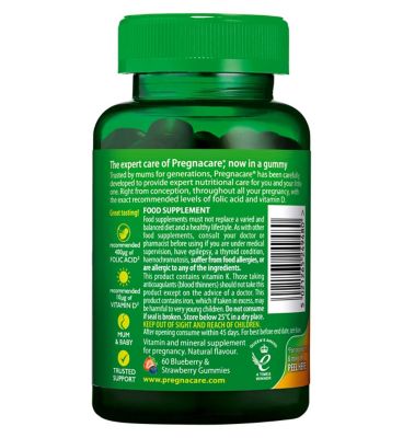 Vitabiotics Pregnacare 60 Vegan Gummies