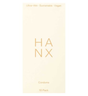 Hanx Ultra-Thin Vegan Condoms - 10 Pack