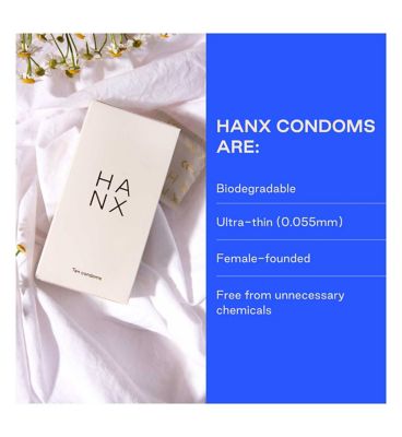 Hanx Ultra-Thin Vegan Condoms - 10 Pack