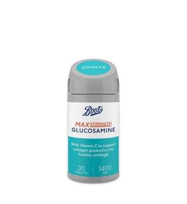 Boots Max Strength Glucosamine 30 Tablets (1 month supply)