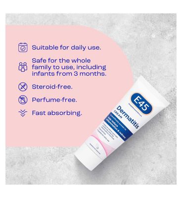 E45 Dermatiis Repair Cream to Reduce Itching and Inflammation 50ml