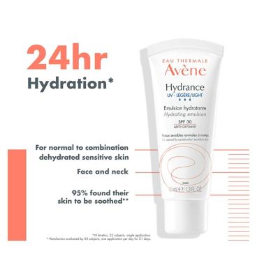 Avène Hydrance Light Hydrating Emulsion SPF30 for Dehydrated Skin 40ml