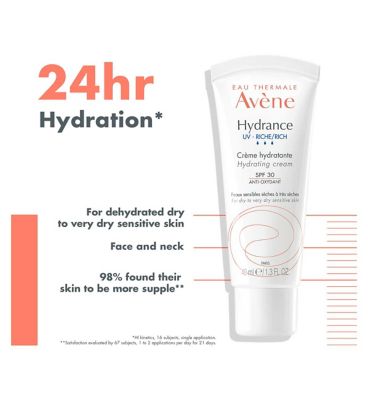 Avène Hydrance Rich Hydrating Cream SPF30 for Dehydrated Skin 40ml