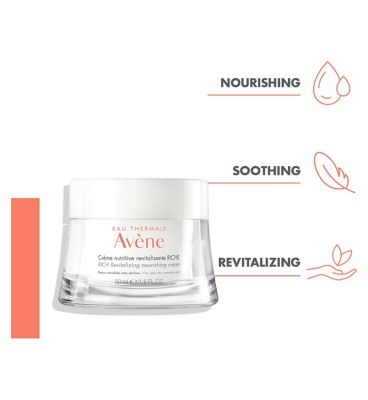 Avène Les Essentiels Rich Revitalizing Nourishing Cream for Dry, Sensitive Skin 50ml