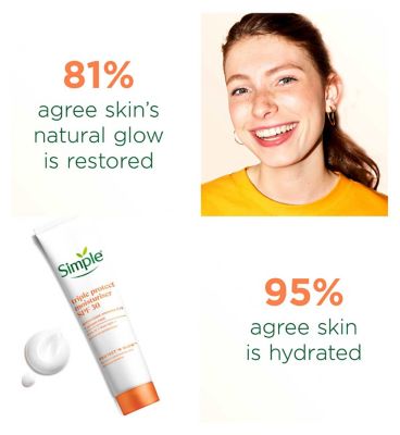 Simple Triple Protect Moisturiser SPF 30 Protect 'N' Glow 40ml