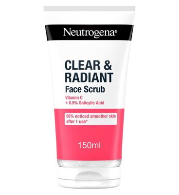 NEUTROGENA® Clear & Radiant Face Scrub Daily Exfoliator with Vitamin C (1x 150ml)