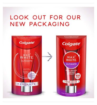 Colgate Max White Ultimate Radiance Teeth Whitening Toothpaste 75ml