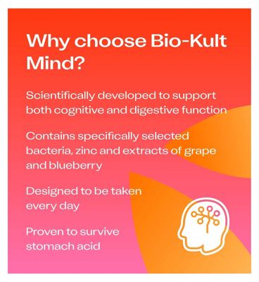 Bio-Kult Mind Gut Supplement - 60 Capsules