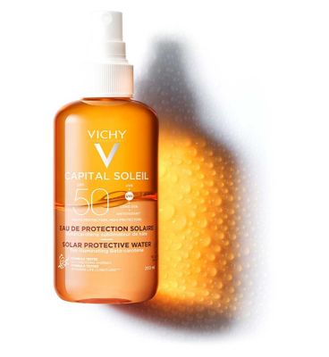 Vichy Capital Soleil Tan Illuminating Sun Protection Water Spray SPF50 200ml