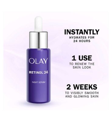Olay Retinol 24 Night Serum With Retinol & Vitamin B3 40ml