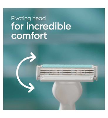 Venus3 Sensitive Women's Disposable Razors - 4 Pack