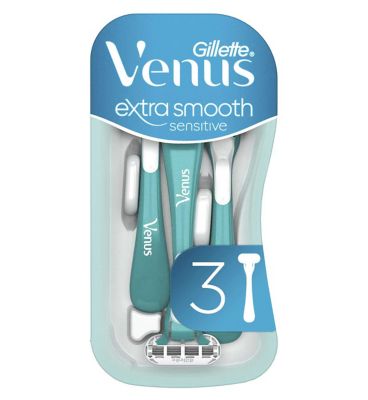 Venus Extra Smooth Disposable Razors x3