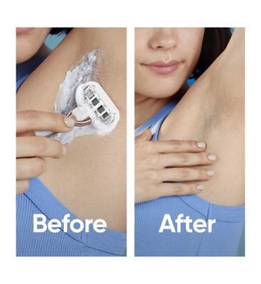 Gillette Venus Razor Blades, PRO Smooth Sensitive 5 Blade Women’s Razor Blades X6