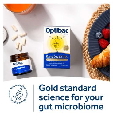 Optibac Every Day EXTRA Gut Supplement - 30 Capsules