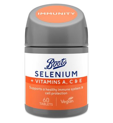 Boots Selenium with Vitamins A, C and E 60 Tablets (2 month supply)