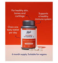 Boots Vitamin C 1000mg 180 Orange Flavour Chewable Tablets (6 month supply)