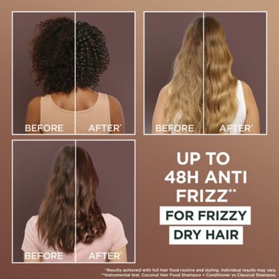 Garnier Ultimate Blends Smoothing Hair Food Coconut Shampoo For Frizz-prone Hair 350ml