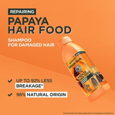 Garnier Ultimate Blends Repairing Hair Food Papaya Shampoo For Damaged Hair 350ml