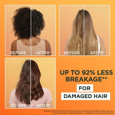 Garnier Ultimate Blends Repairing Hair Food Papaya Shampoo For Damaged Hair 350ml