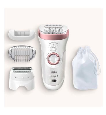 Braun Silk-épil 9, Epliator for Long Lasting Hair Removal - White/Bronze 9-720