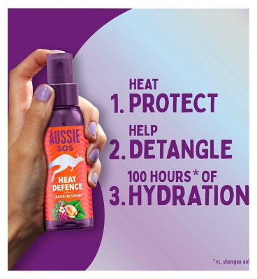 Aussie SOS Instant Heat Saviour Hair Spray, 100ml