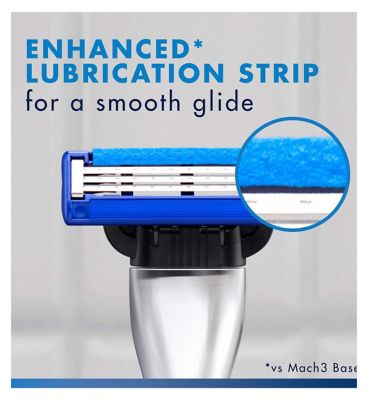 Gillette Mach3 Turbo Razor For Men, 1 Gillette Razor<br/>