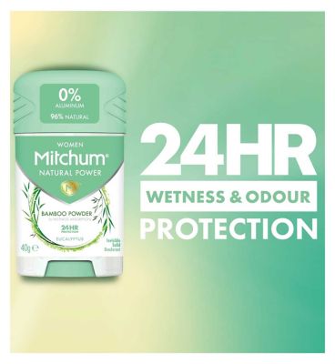 Mitchum Women Natural Power Eucalyptus 40G