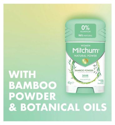 Mitchum Women Natural Power Eucalyptus 40G