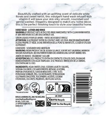 Baylis & Harding Elements White Tea & Neroli 500ml Hand Wash