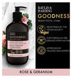 Baylis & Harding Goodness Rose & Geranium 500ml Hand Wash