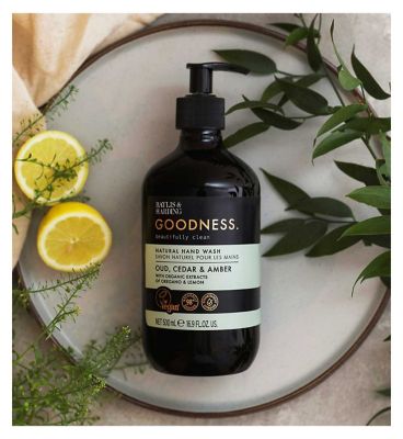 Baylis & Harding Goodness Oud, Cedar & Amber Hand Wash 500ml